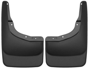 Ford F-150 Mud Guards - Front - Husky Liners - Custom-Molded, FormFit Design, Husky Shield, No-Drill - Paintable Matte - `04-`12